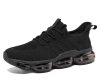 Men's Air Running Shoes Non Slip Workout Casual Sport Shoes for Men Basketball Sneakers Fashion Tennis Sport Fitness Cross Trainers - Z02 Black