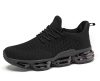 Men's Air Running Shoes Non Slip Workout Casual Sport Shoes for Men Basketball Sneakers Fashion Tennis Sport Fitness Cross Trainers - Z06 Black